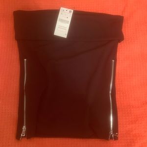 Indefeir Studios Zipper Tube Top, size L